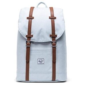 Herschel Supply Retreat Backpack 23L Light Grey and Tan/Leather Straps